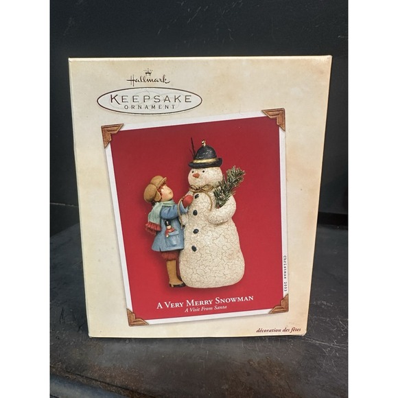 Hallmark Other - Hallmark Ornament Merry Snowman 2003